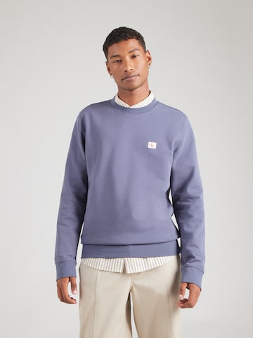 mėlyna Calvin Klein Jeans Megztinis be užsegimo: priekis