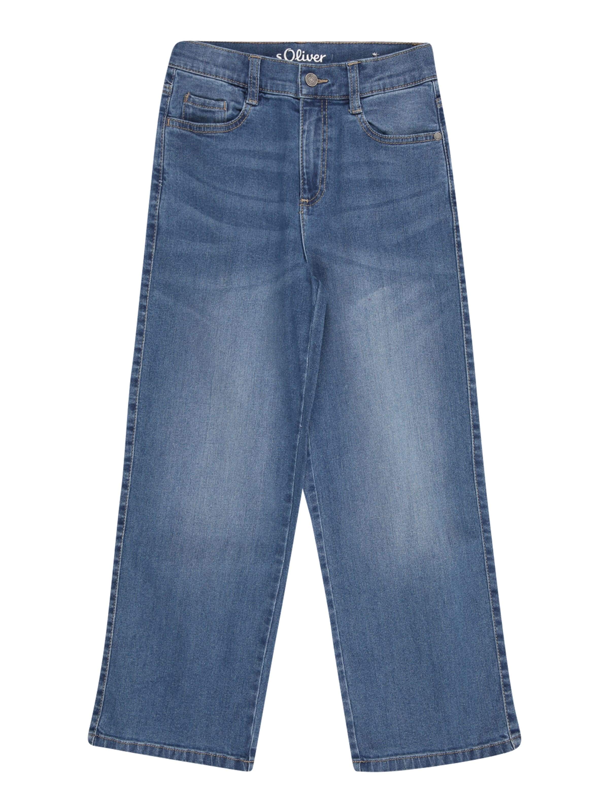 s.Oliver Wide leg Jeans in Blue: front