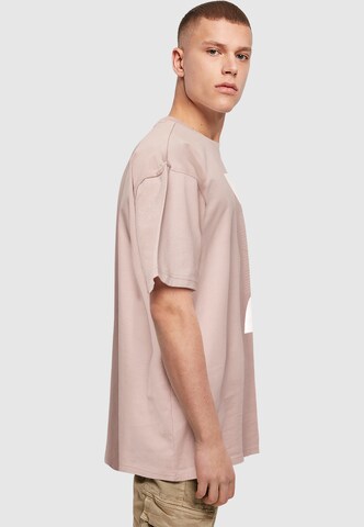 Merchcode Shirt 'Abstract Lines' in Roze