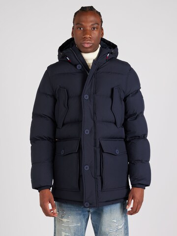 TOMMY HILFIGER Parka 'ESSENTIAL ROCKIE' in Blau: predná strana