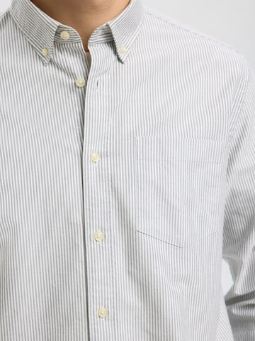 SELECTED Regular fit Overhemd 'SLHRICK' in Groen