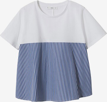 MANGO T-shirt 'RAYA' i vit: framsida