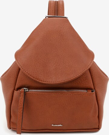 TAMARIS Backpack 'Adele' in Brown: front