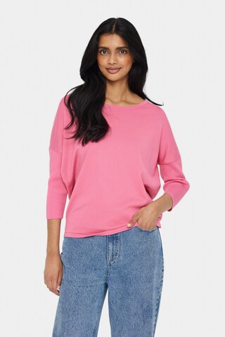 SAINT TROPEZ - Jersey 'MilaSZ' en rosa: frente