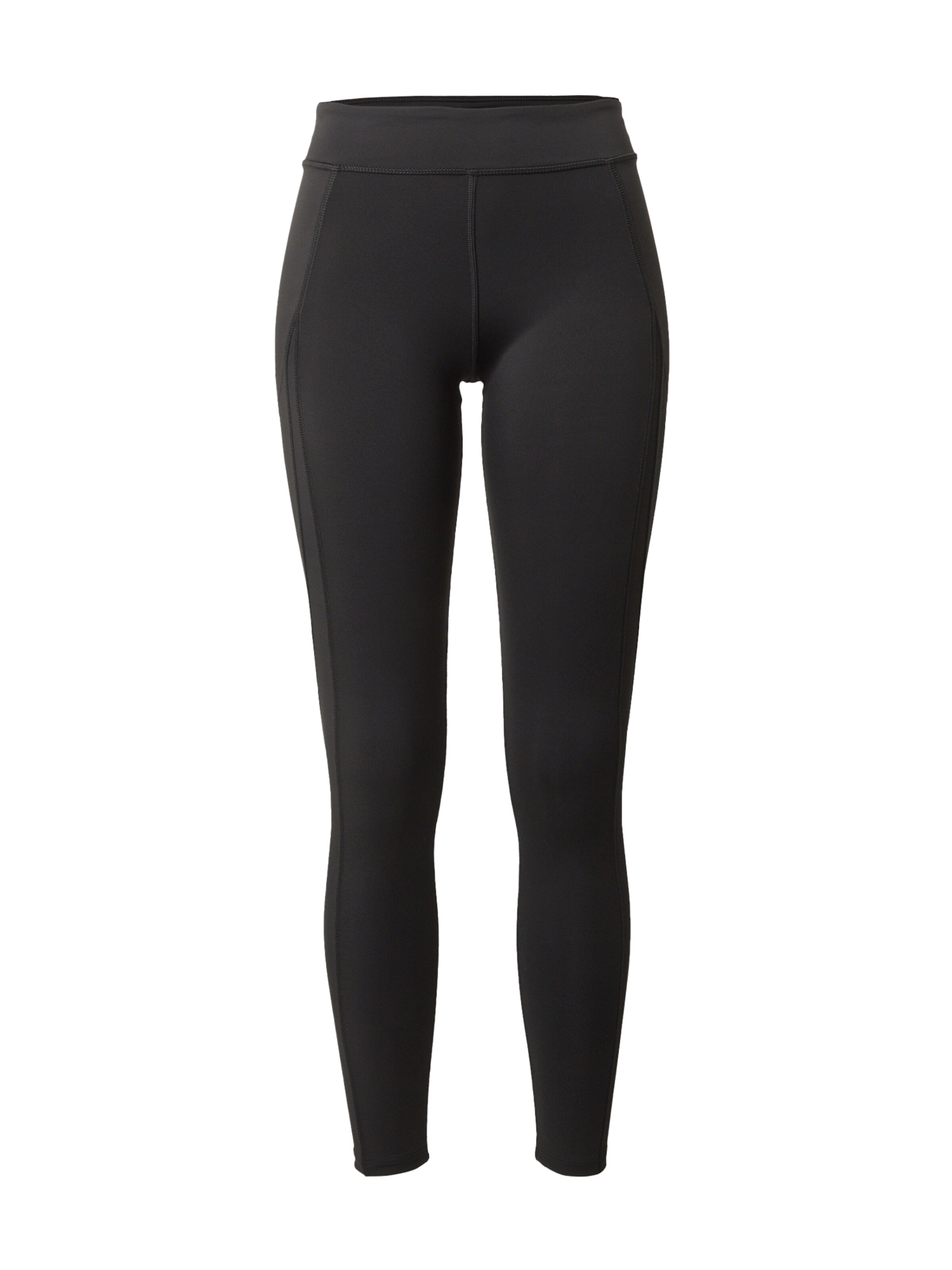 Reebok - Skinny Calças de desporto em preto: frente