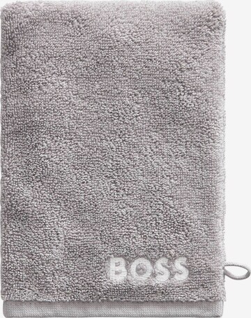 BOSS Washcloth 'PLAIN' in Grey