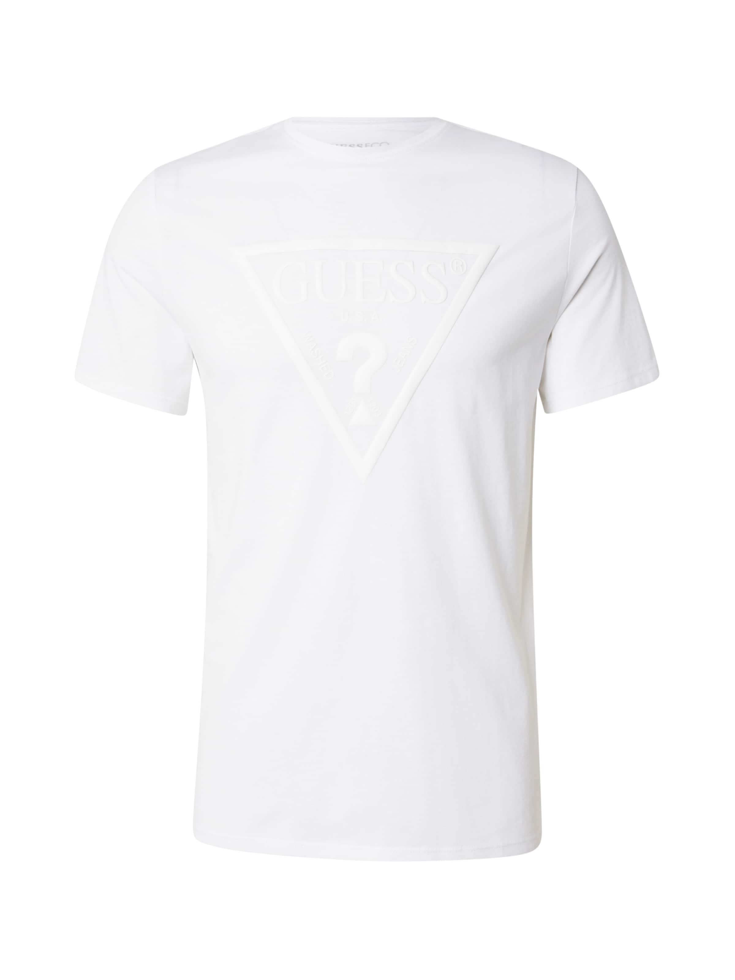 balts GUESS T-Krekls: no priekšpuses