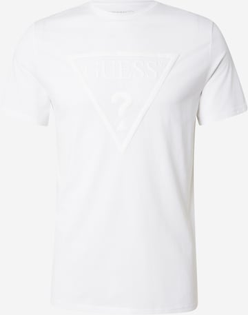 balts GUESS T-Krekls: no priekšpuses