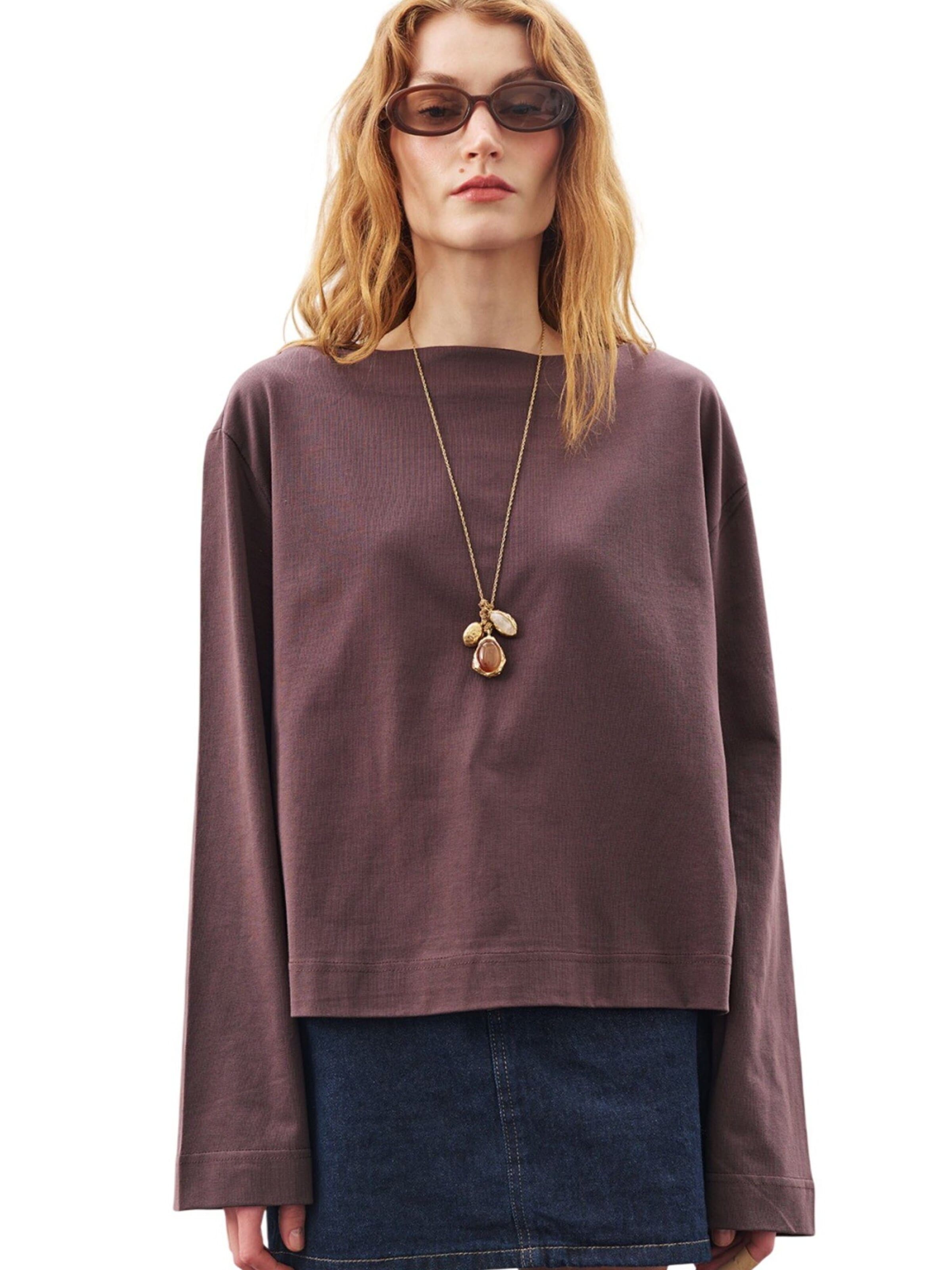 MANUKA Shirt in Brown: front