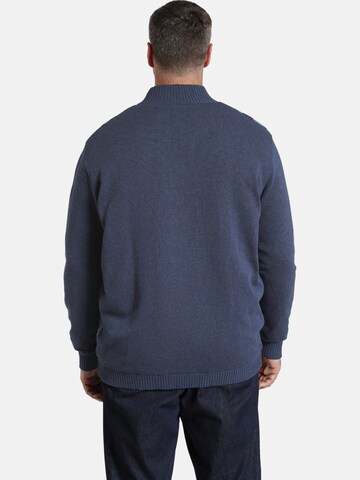 Charles Colby Knit cardigan 'Duke Phil' in Blue
