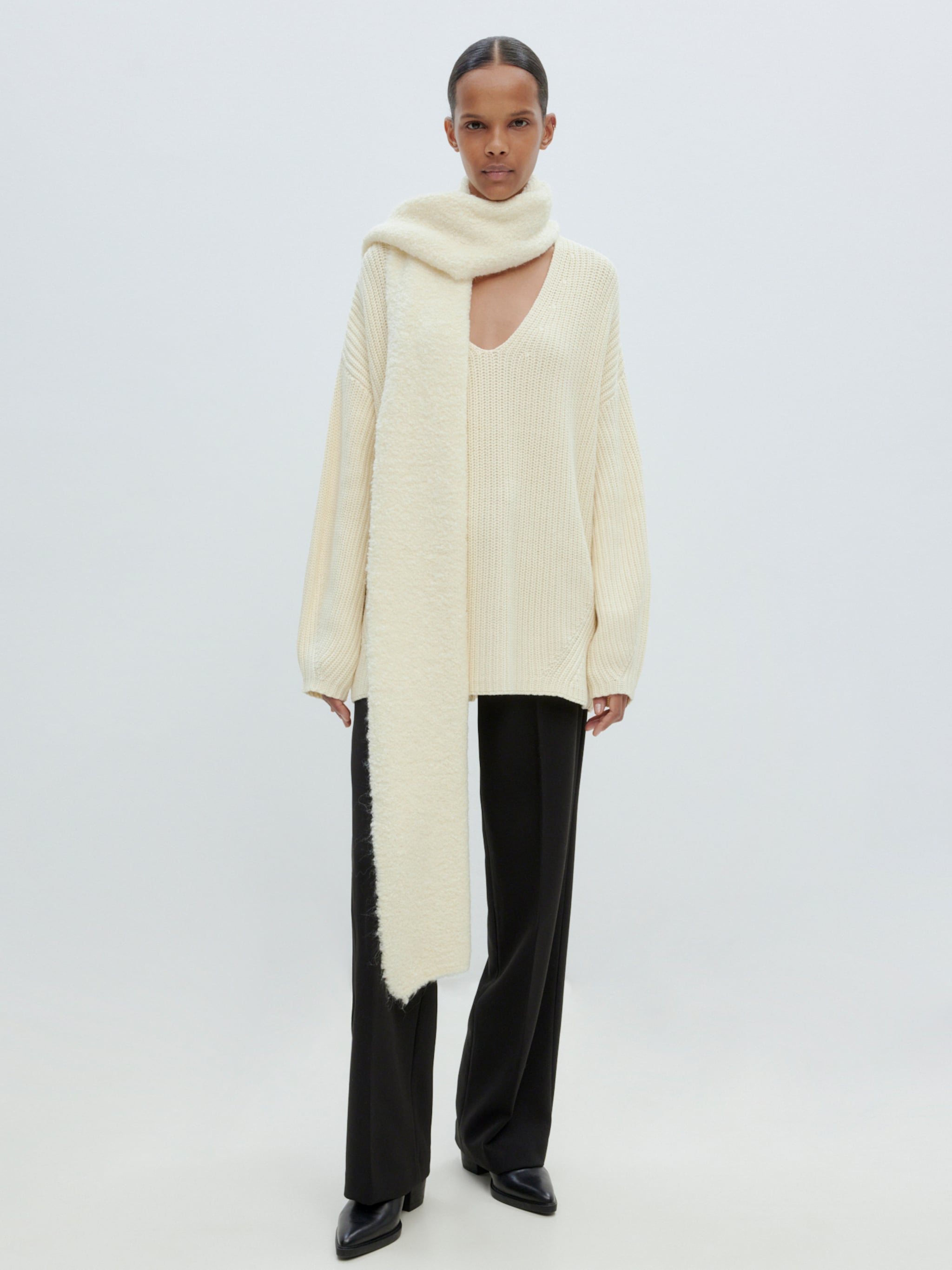 EDITED Producten Trui 'Yveline' Offwhite