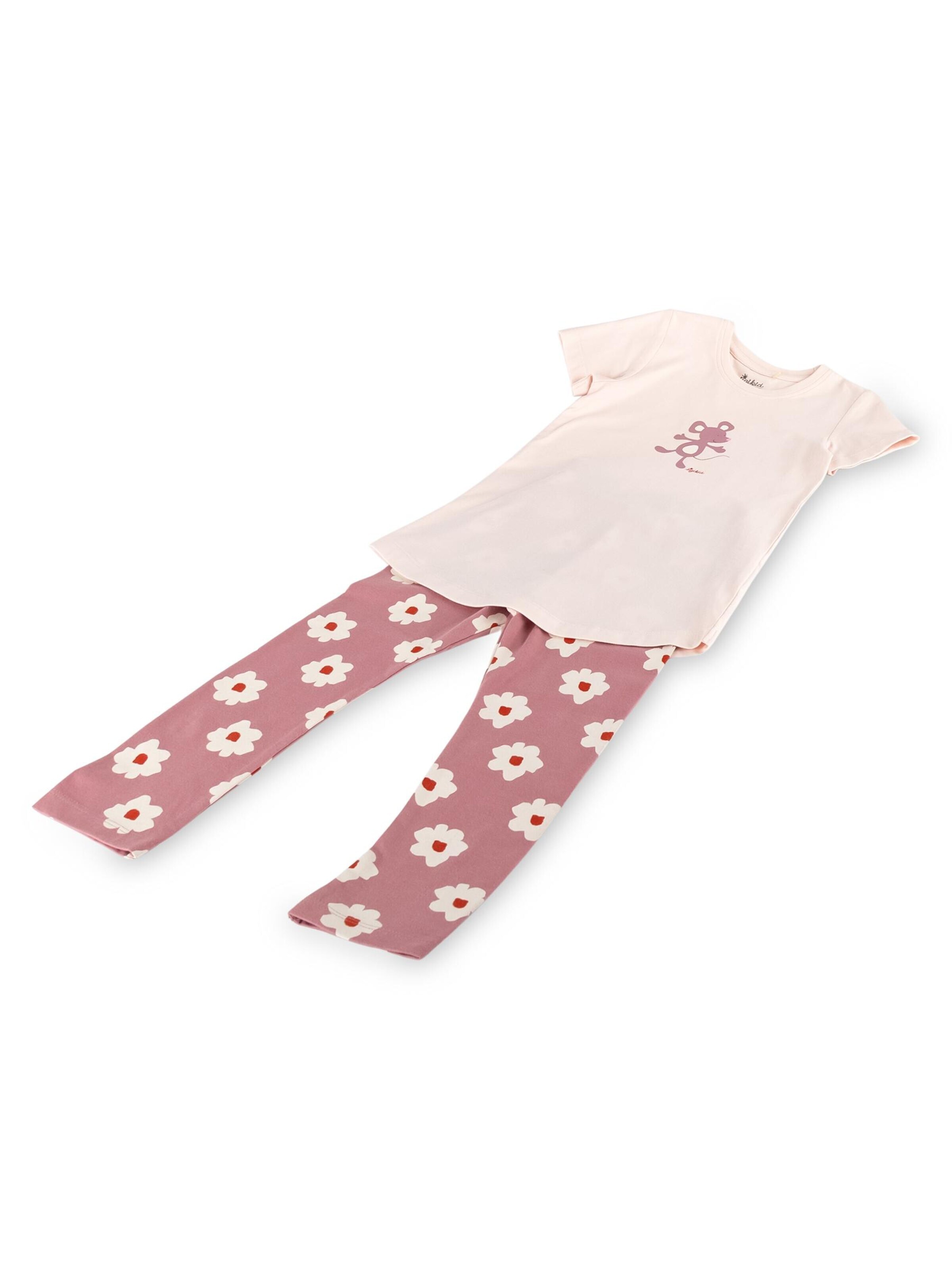 SIGIKID Pajamas 'Pyjama, kurzarm Kinder Schlafanzug' in Pink