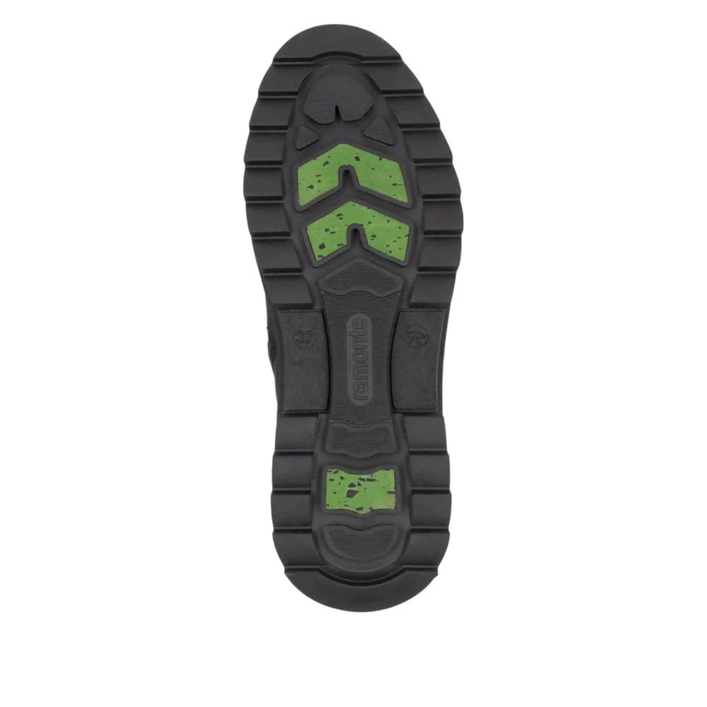 REMONTE Schnürstiefel in Schwarz