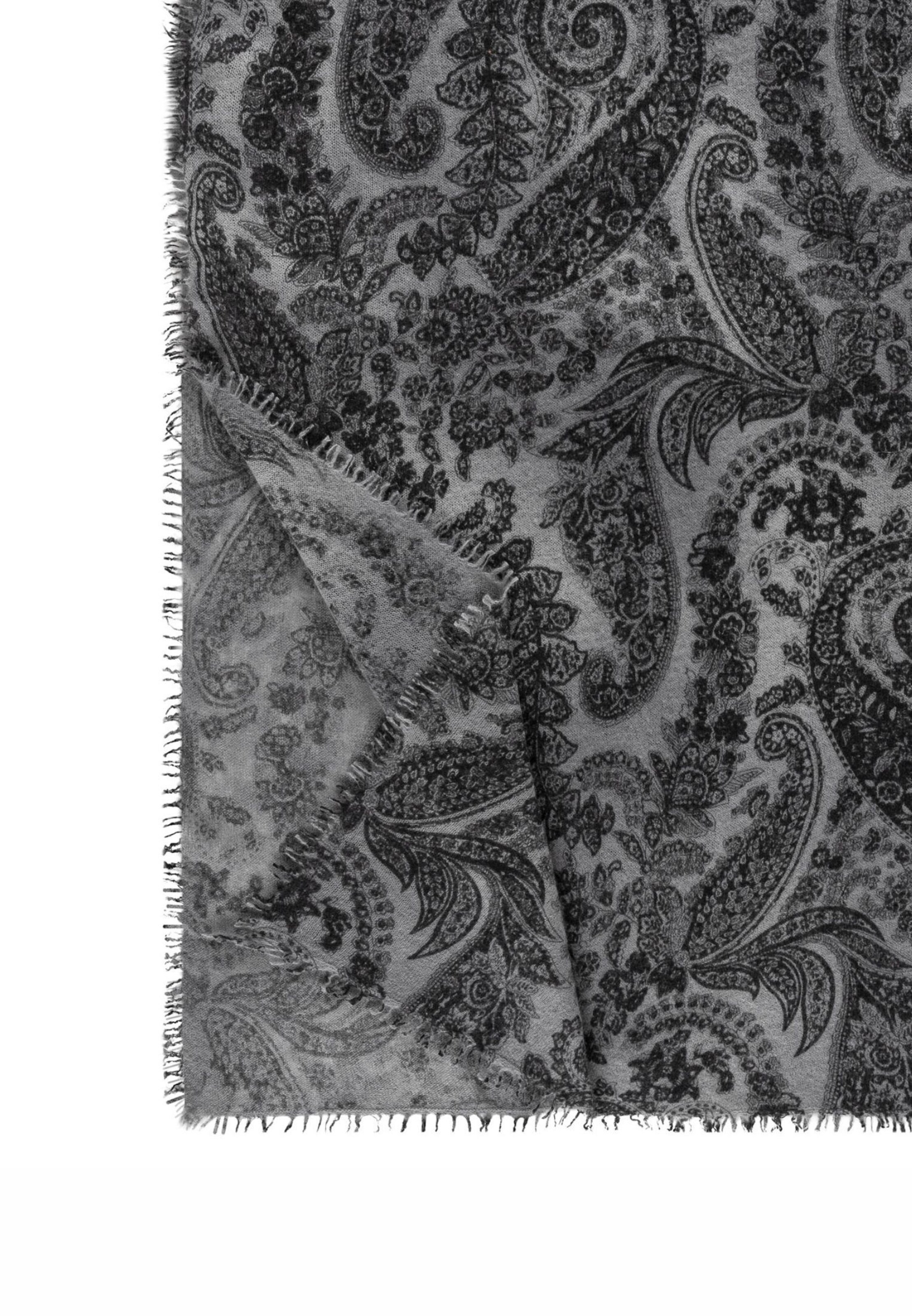 Roeckl Scarf 'SOFT PAISLEY' in Grey
