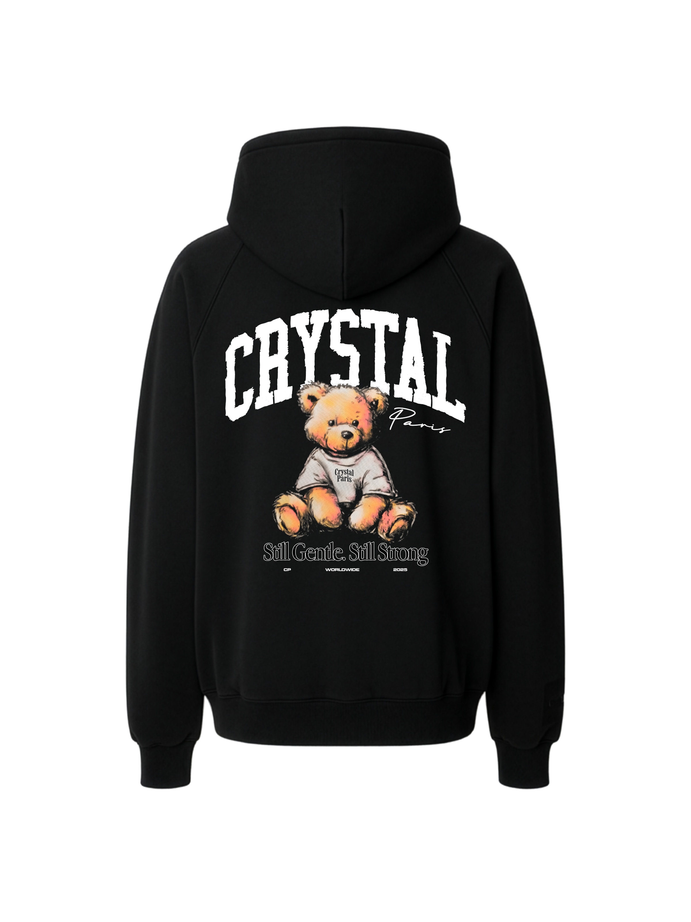 Crystal Paris Sweatshirt 'Gentle' in Zwart