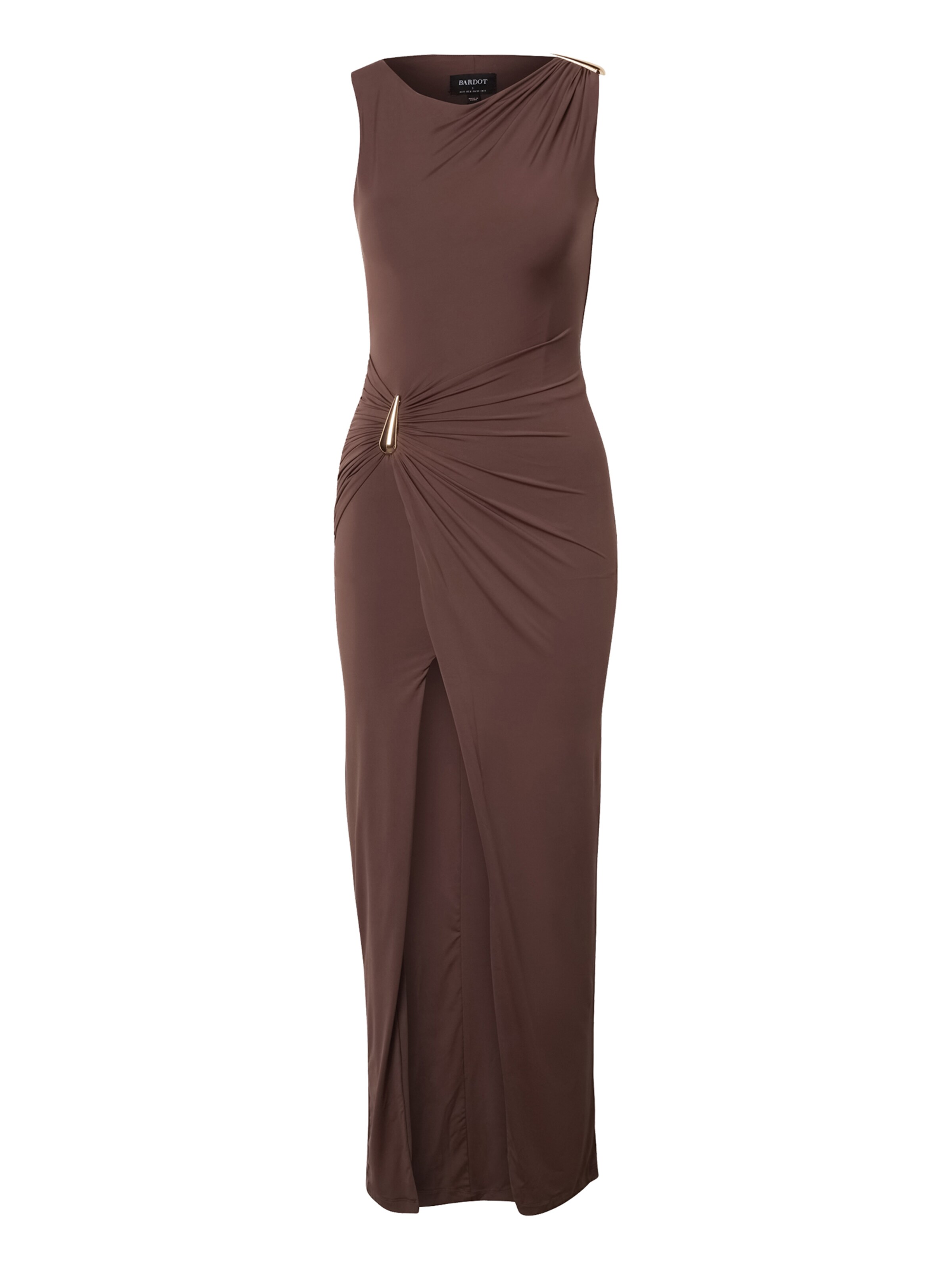 Bardot - Vestido de noche 'REED' en marrón: frente