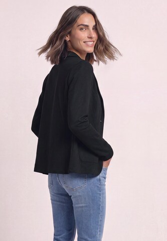 STREET ONE Basic Blazer in Unifarbe in Schwarz