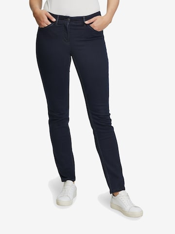 Betty Barclay Slimfit Jeans in Blauw: voorkant