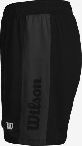 WILSON Loosefit Sporthose in Schwarz