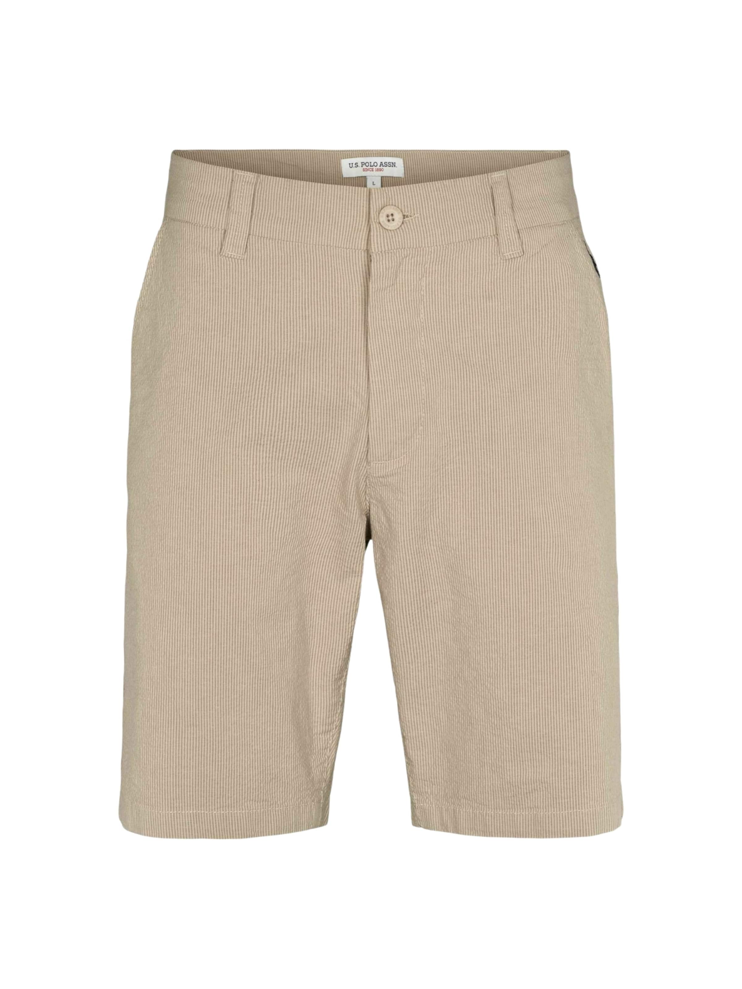 U.S. POLO ASSN. Nadrág ' UMChris ' - bézs: elől