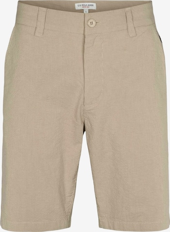 U.S. POLO ASSN. Nadrág ' UMChris ' - bézs: elől