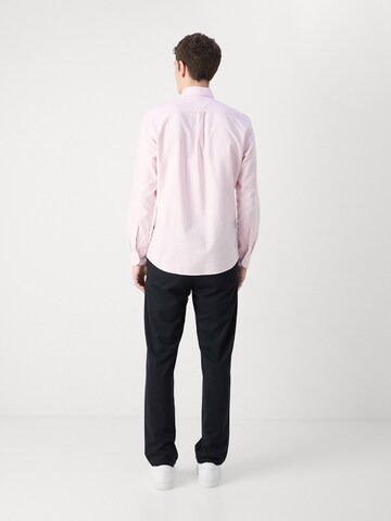 BOSS Regular fit Overhemd 'Rickert' in Roze