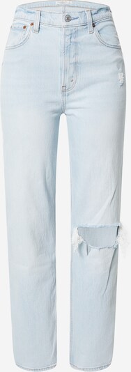 Jeans Abercrombie & Fitch pe albastru denim, Vizualizare produs