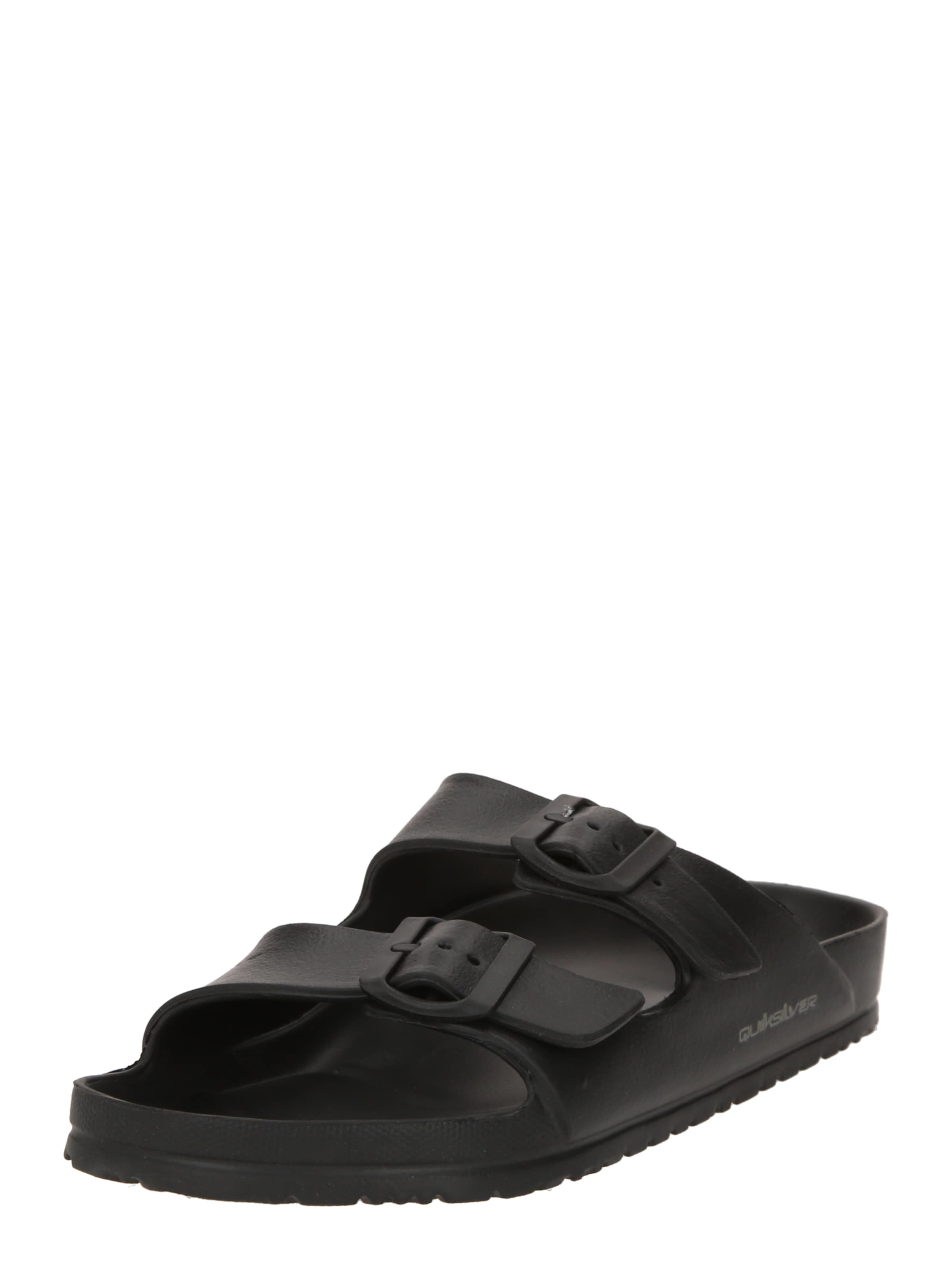 QUIKSILVER Pantolette 'Embark' in Schwarz: Vorderseite