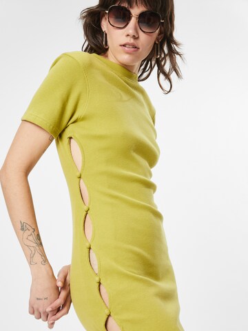 Nasty Gal Gebreide jurk in Groen