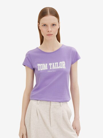 TOM TAILOR DENIM T-Shirt in Lila