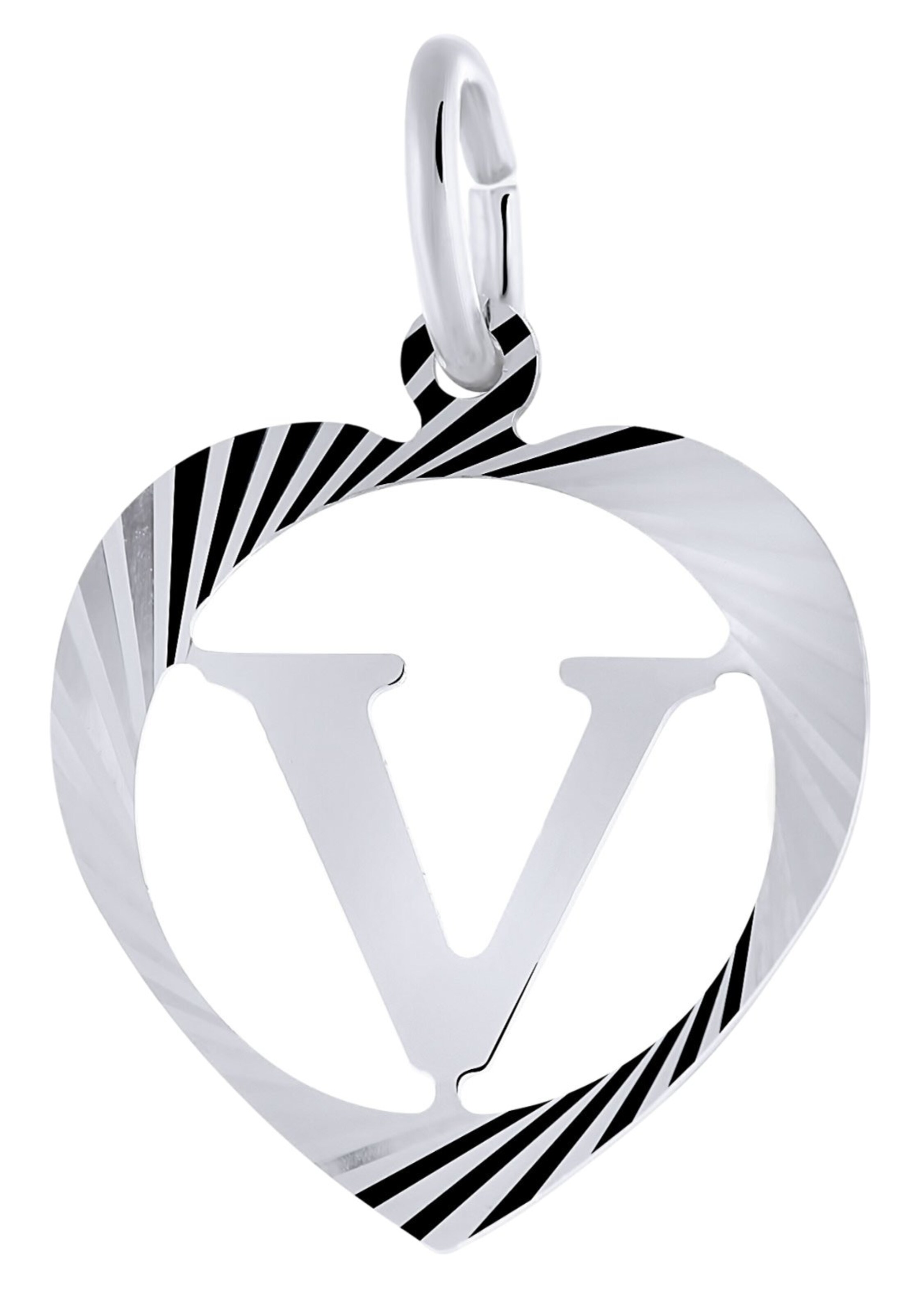 Pendentif Lucardi en argent : devant