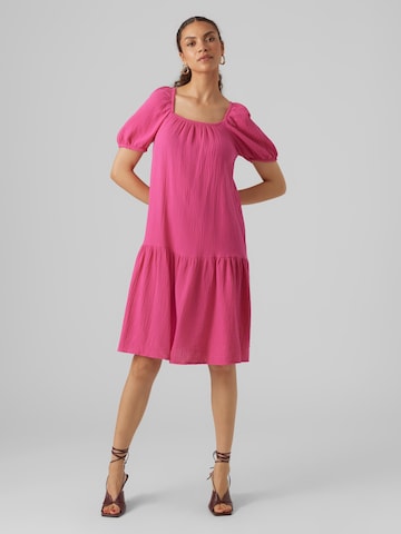 VERO MODA Kleid 'Natalie Nia' in Pink