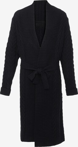 aleva Knit Cardigan in Black: front