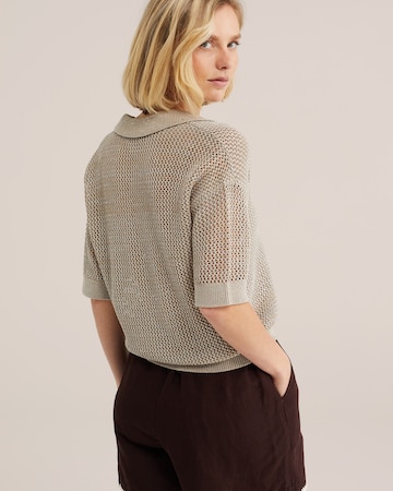 WE Fashion Свитер в Коричневый