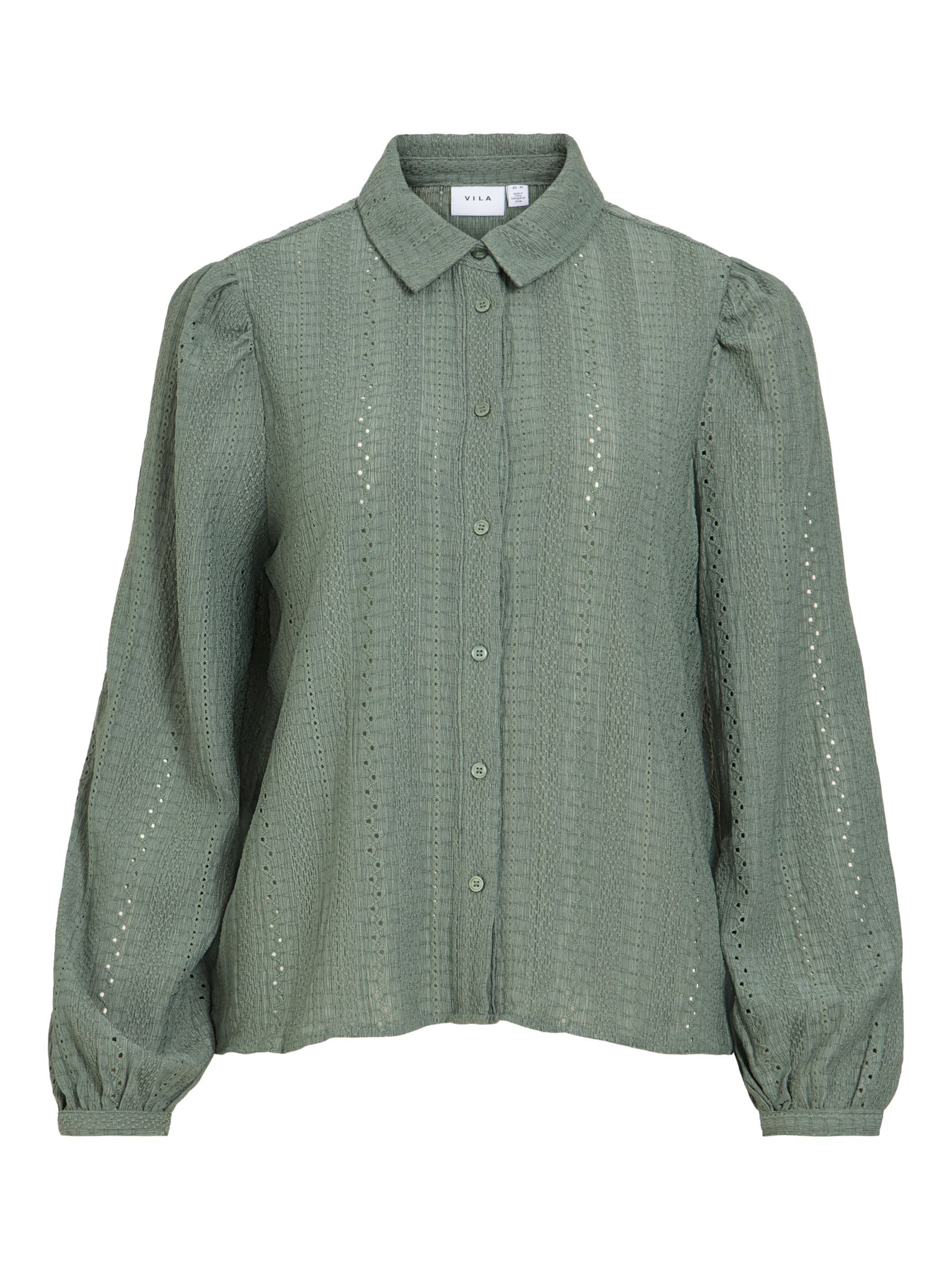 VILA - Blusa 'ZANIA' en verde: frente