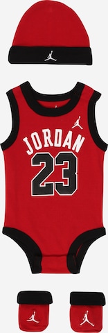 Set Jordan en rouge : devant