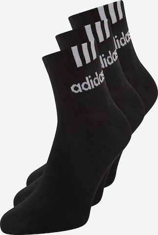 ADIDAS SPORTSWEAR Spordisokid, värv must: eest vaates