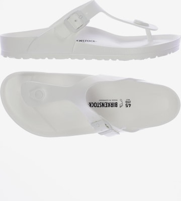 BIRKENSTOCK Sandals & High-Heeled Sandals in 45 in White: front