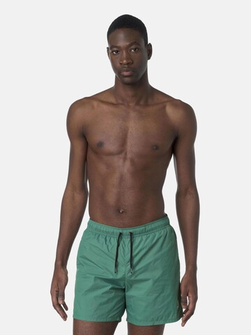 K-Way Szorty kąpielowe 'K-WAY COSTUME DA BAGNO BOXER Costumi da bagno' w kolorze zielony: przód