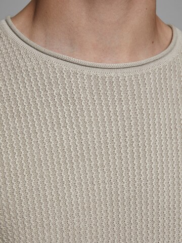 JACK & JONES Regular fit Sweater 'Carlos' in Beige