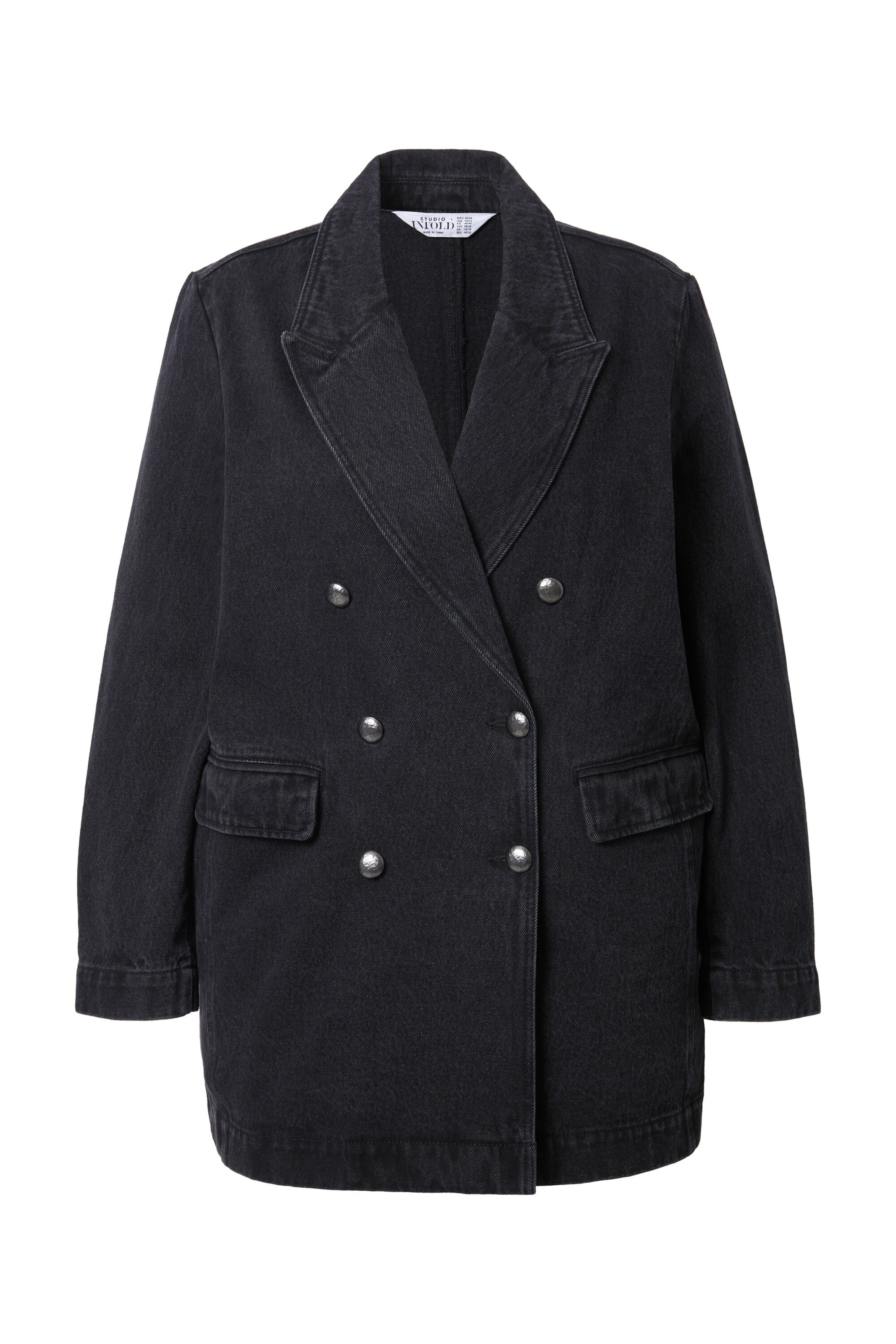 Studio Untold Blazers in Zwart: voorkant