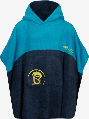 TROLLKIDS Bathrobe in Blue: front