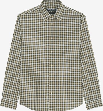 Marc O'Polo Button Up Shirt in Green: front