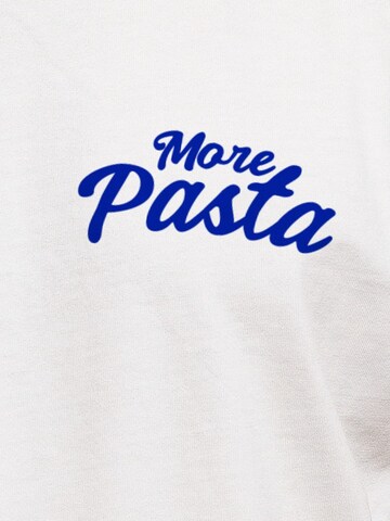 Neverless Shirt 'More Pasta'‌‌‌‌‌ in Weiß