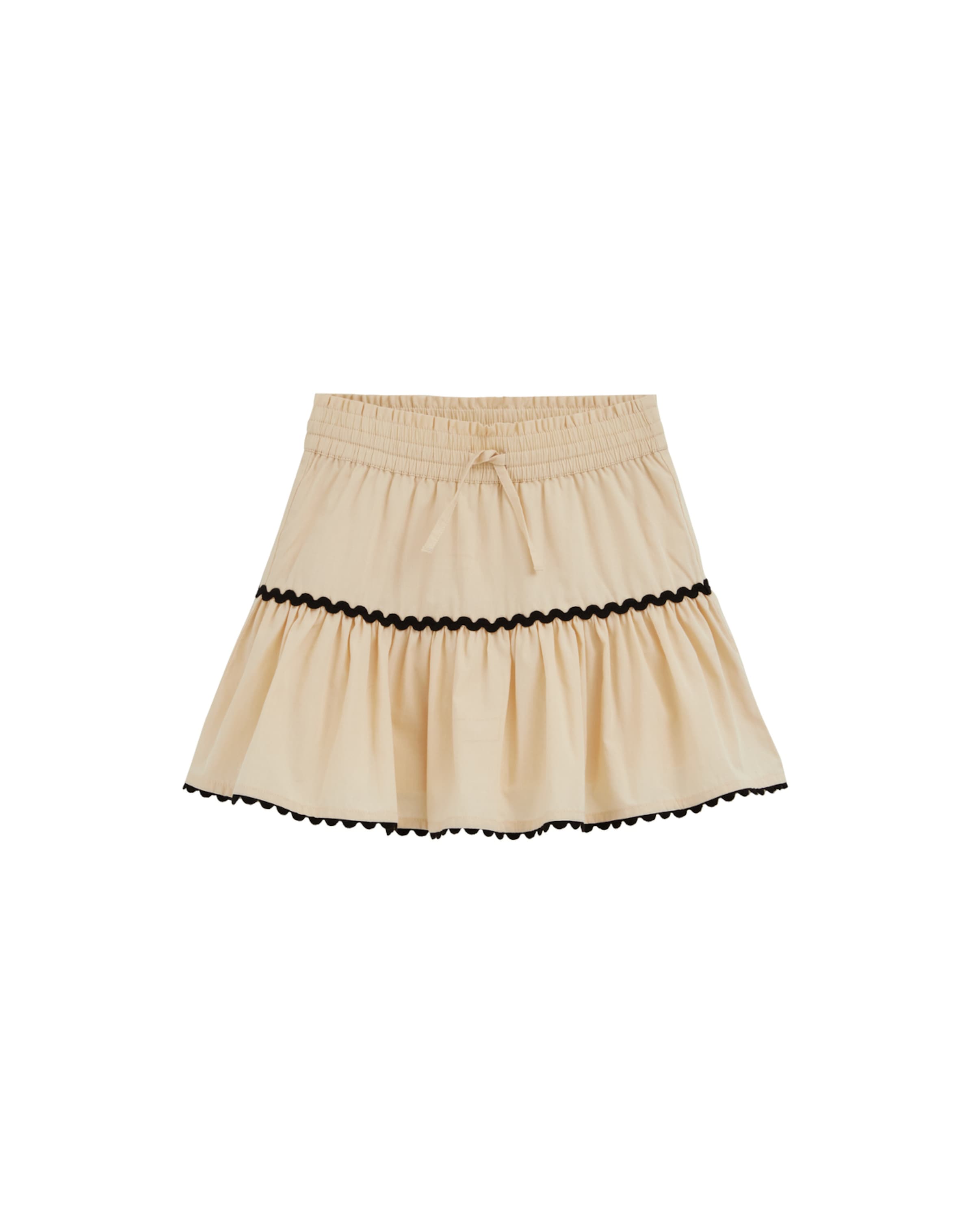 WE Fashion Юбка в Бежевый: спереди