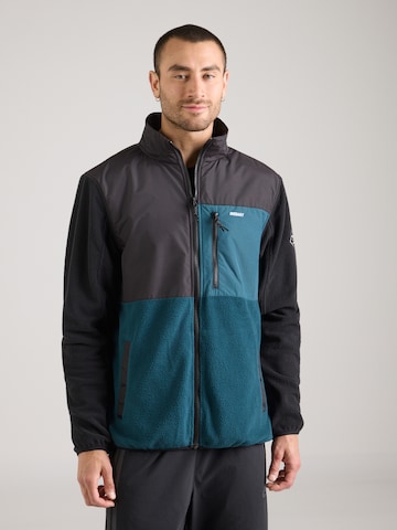 Veste en polaire 'Auf Deck' Iriedaily en bleu : devant
