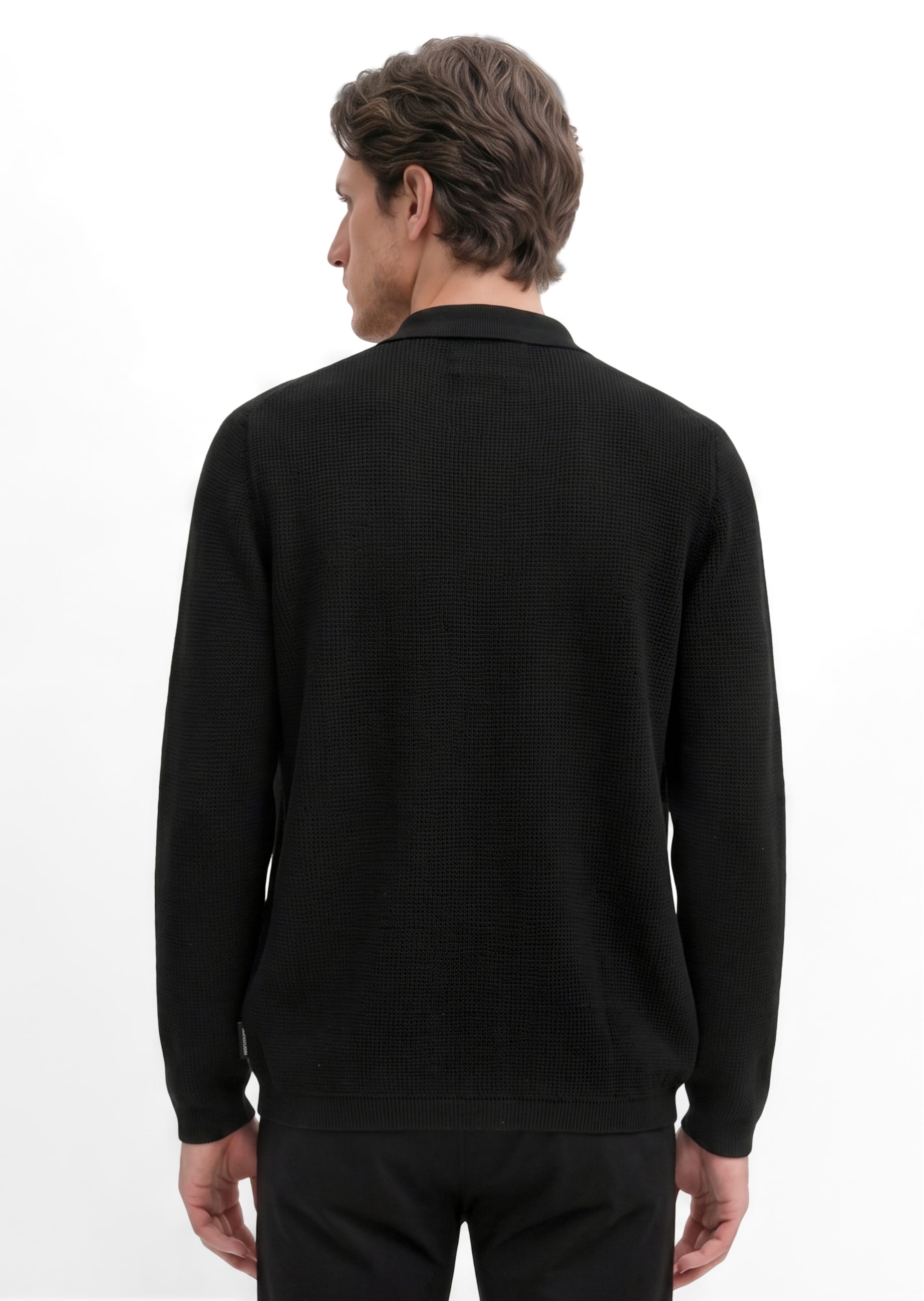 Marc O'Polo Strickjacke in Schwarz