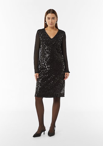 COMMA Kleid in Schwarz: Vorderseite