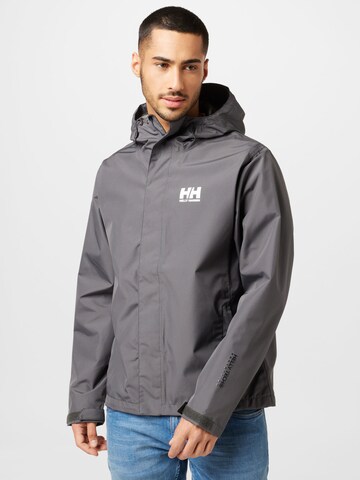 HELLY HANSEN Ulkoilutakki 'SEVEN J' värissä harmaa: etupuoli