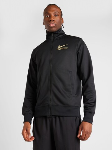 melns Nike Sportswear Sportiska jaka: no priekšpuses